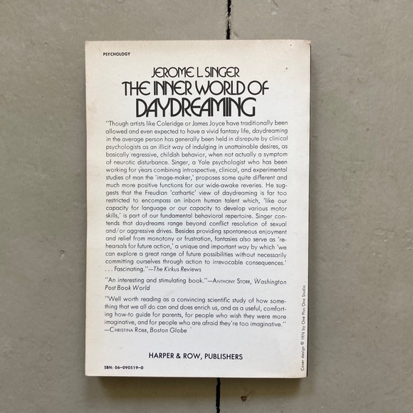 Vintage Book The Inner World of Daydreaming Brain Arcane ESP Fantasy Mind - Picture 8 of 8